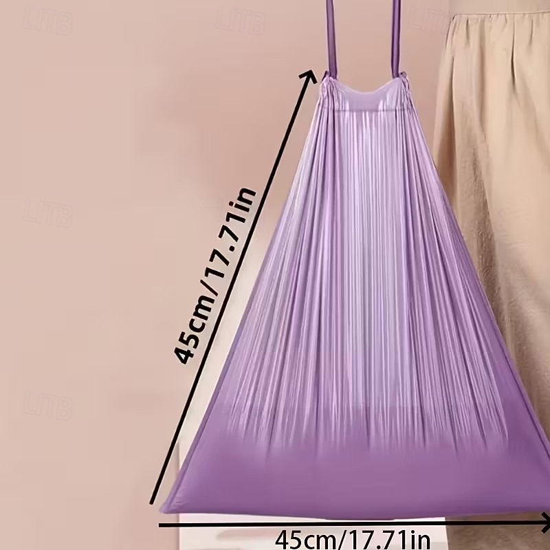 1 рулон / 50 штук сверхпрочных, плотных мусорных мешков на завязках, большие портативные кухонные мусорные мешки для домашнего использования. 2026 - $13.99 –P5