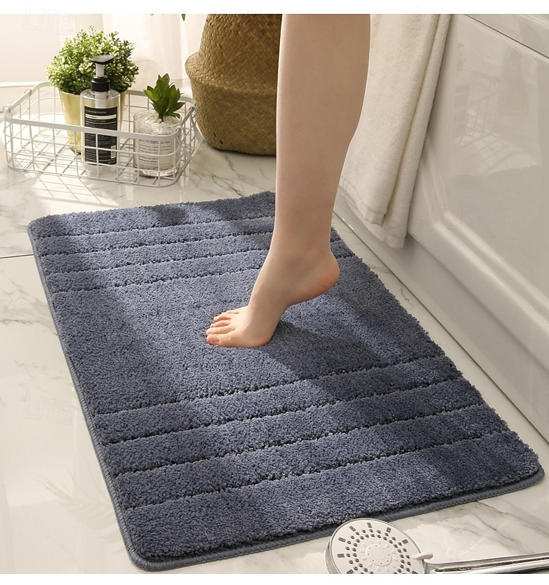 Covoraș de baie, gros, absorbant, antiderapant, covoraș de podea durabil, rezistent la murdărie, pentru intrarea în casă, dormitor, ușă de baie 2026 - $19.49 –P4