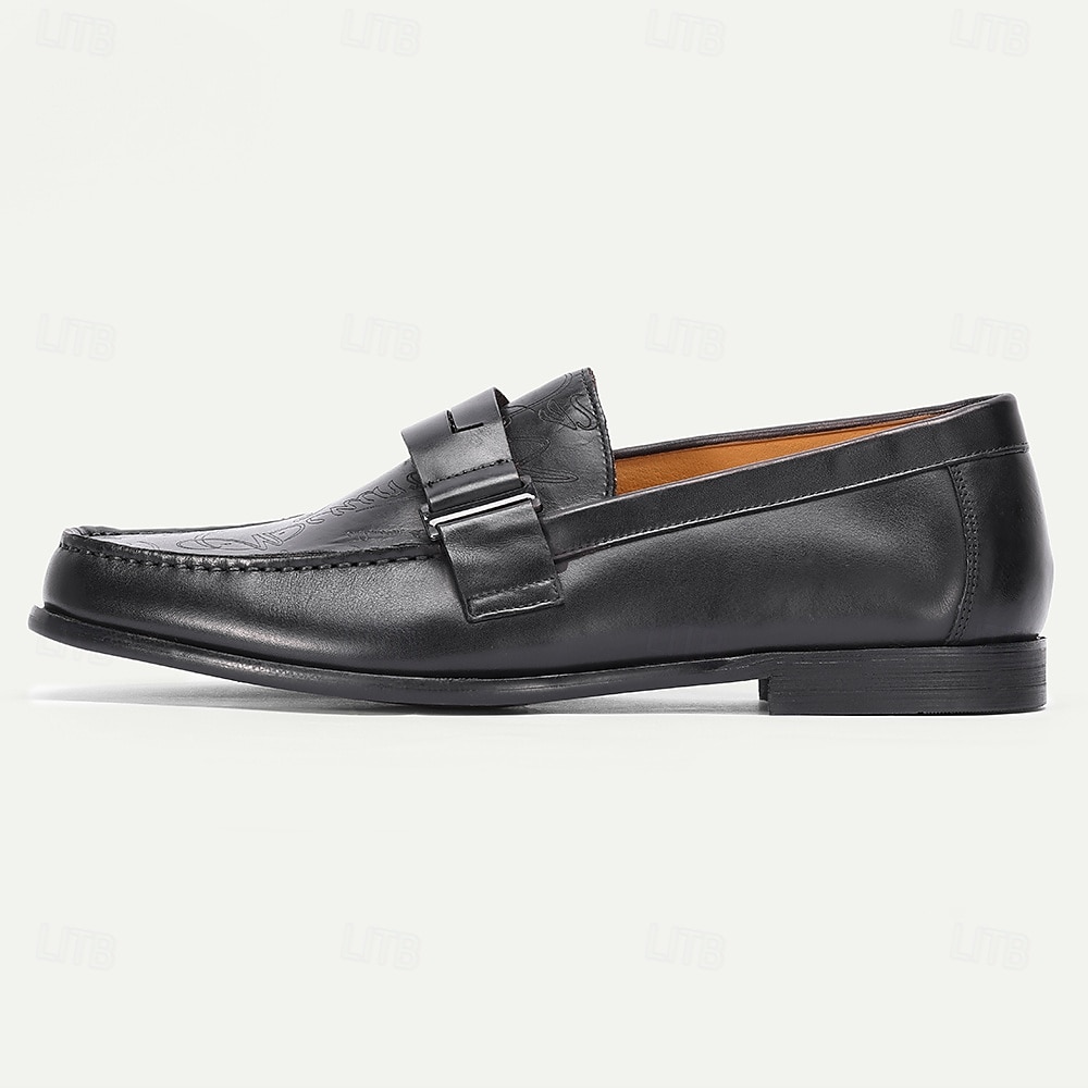 Men's Black Leather Loafers – Premium Design, Classic Style, Perfect for Weddings, Church Ceremonies and Formal Occasions 2026 - $94.99 –P4