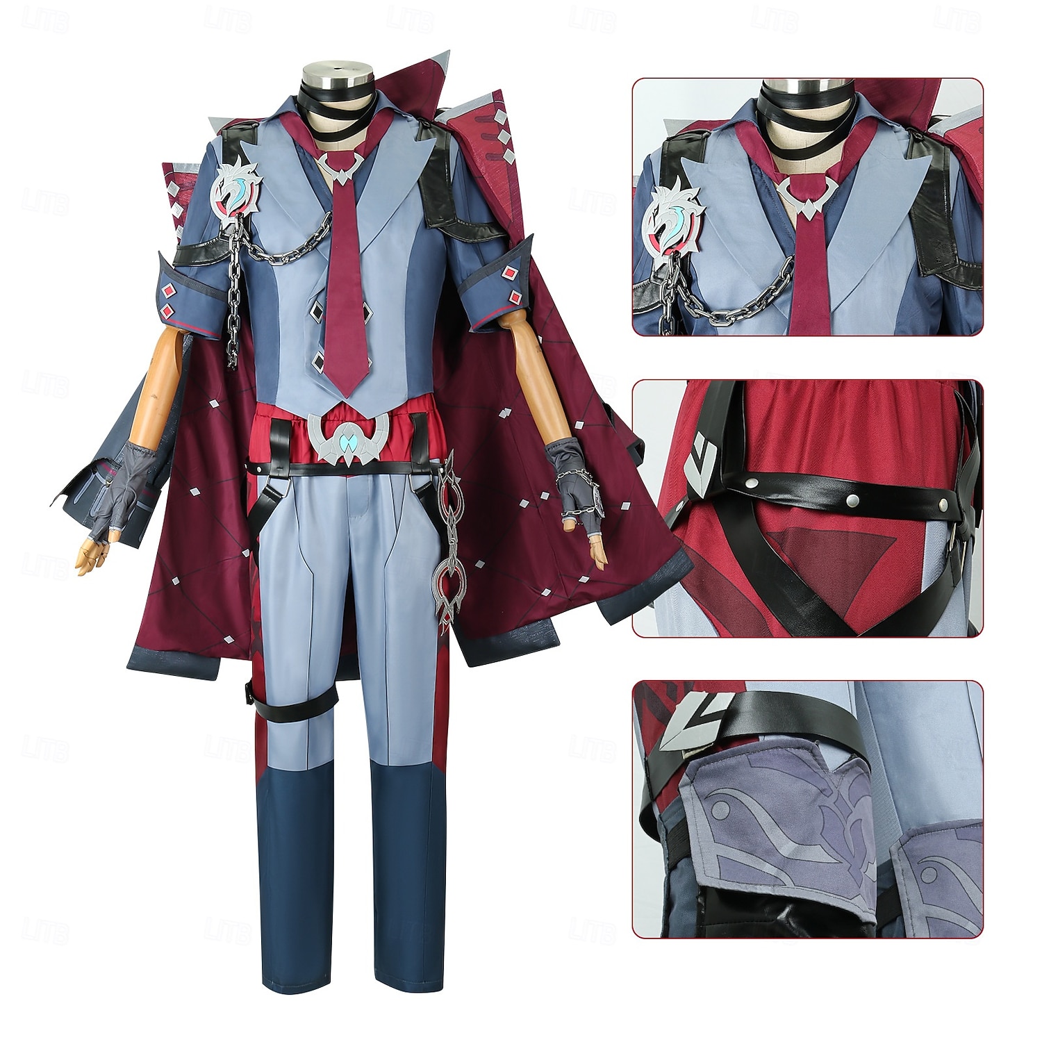 Elementar-Saga Wriothesley Anime Cosplay Kostüm Outfits Cosplay-Anzüge Videospielkostüme Halloween Karneval Party Comic-Konzert Kostüm Für Herren Erwachsene 2026 - $163.29 –P1
