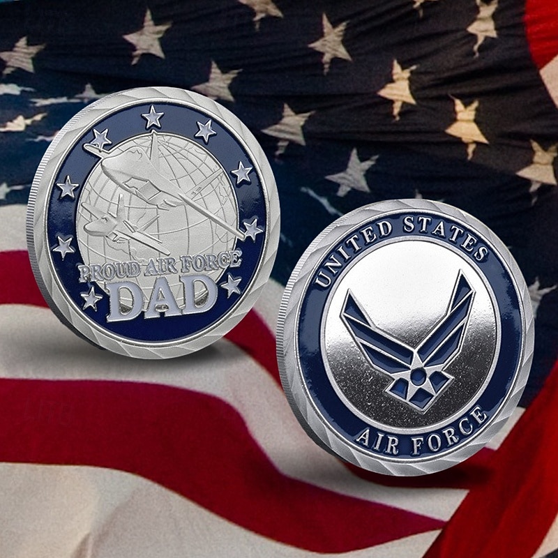 U.S. Air Force Commemorative Coin – United States 250th Anniversary Iron Art Military Challenge Coin, Metal Collectible Medal for Airmen & Patriotic Gifts Semiquincentennial 2026 - $15.99 –P5