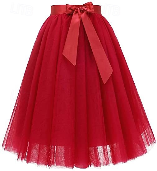 Fantasia fantasia saia de tule Saia Tutu Anos 50 Retro Vintage Anos 80 Multi Camadas Inchado Neon Adulto Mulheres Dia Das Bruxas Carnaval Festa Espetáculo Dança Balé Vestir-se de 2026 por $44.99 –P2