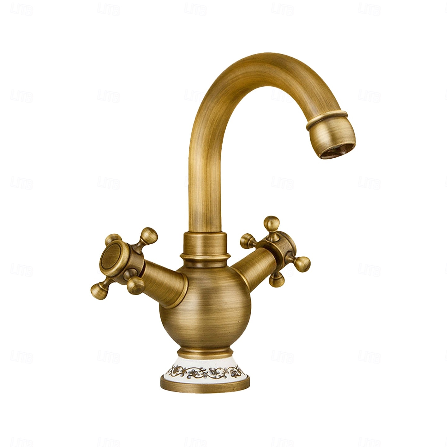 Waschbeckenarmatur - drehbar Chrom Außenmontage Einhebel Zwei LöcherBath Taps 2026 - $184.99 –P2