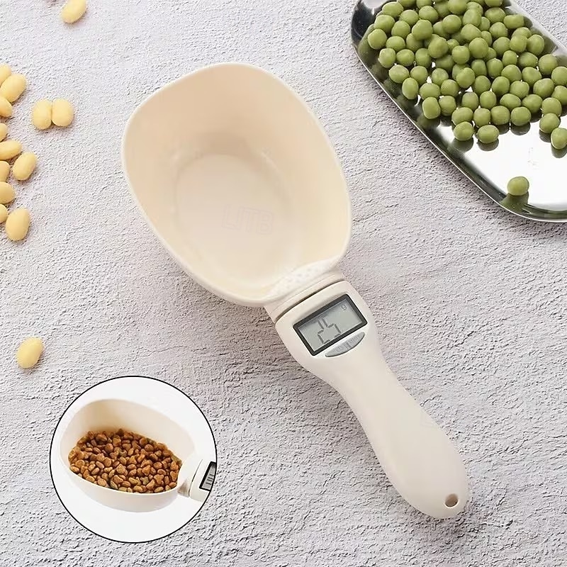 Digitale maatlepel, digitale maatlepel voor voedsel, 800 g / 1 g, hoge precisie met lcd-scherm, huishoudelijke weegschaal voor keuken- en honden- en kattenvoer 2026 - $16.99 –P3