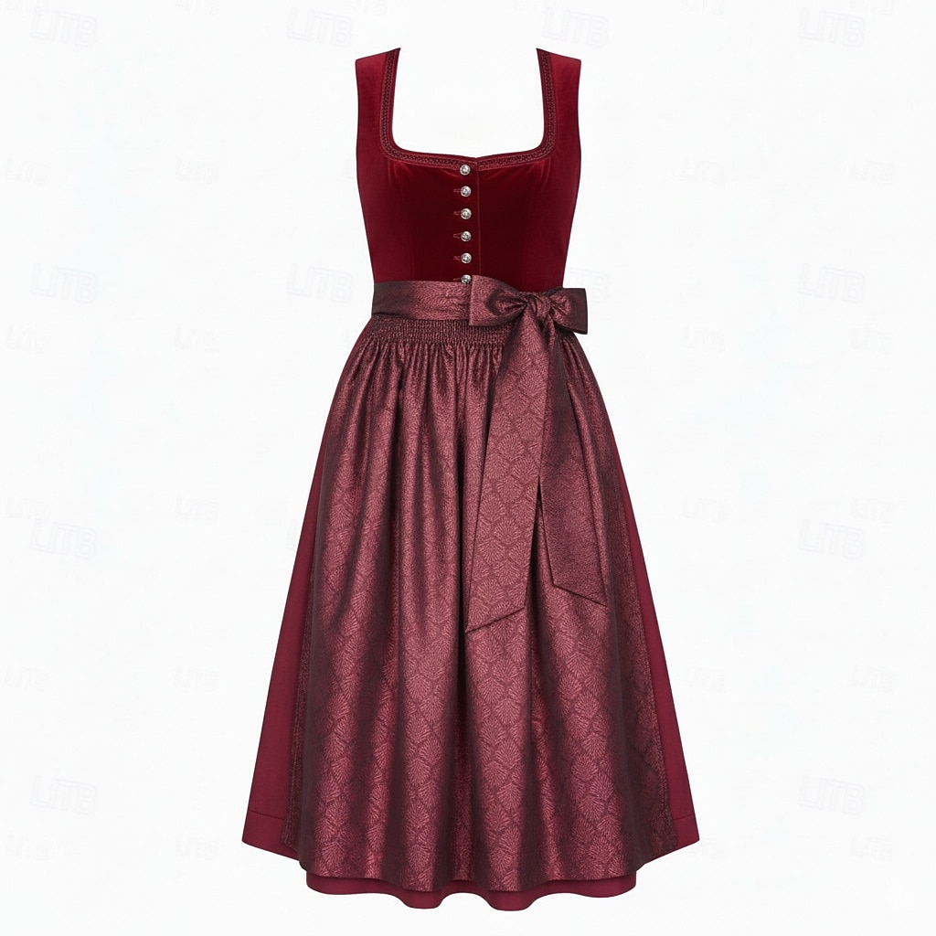 Karneval Oktoberfest Kjoler Dirndl Hushjelp bayerske Tysk München Enger Dame Fest Ølfestivalen Tradisjonell stil klut Uten bluse 2026 - $105.99 –P1