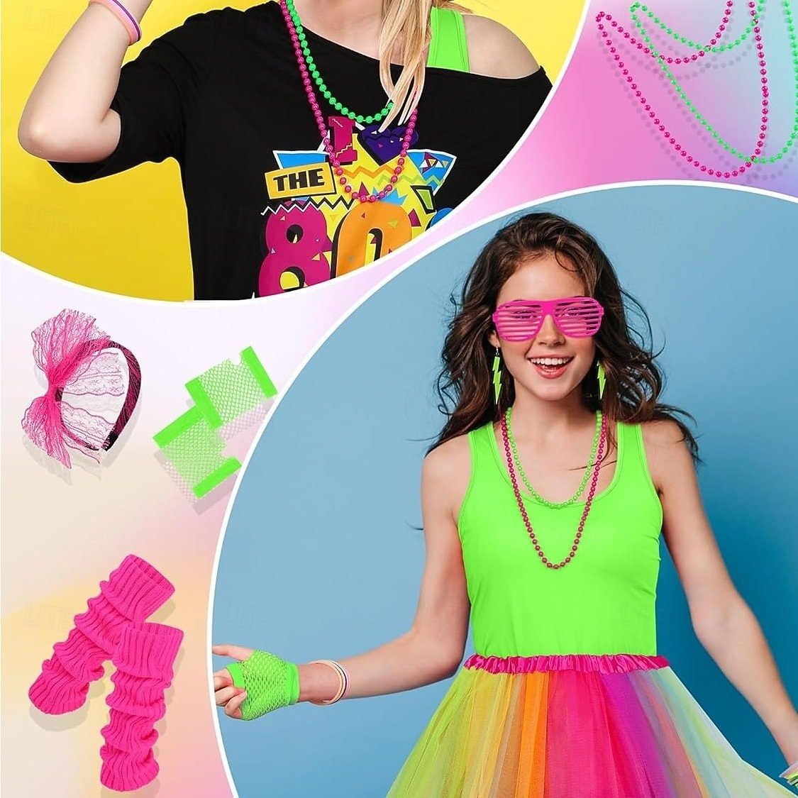Outfits Tutu Hemd Schijf Jaren '80 Volwassenen Dames Maskerade Feesten & Uitgaan Prideparade Trots maand Aankleden 2026 - $64.99 –P2