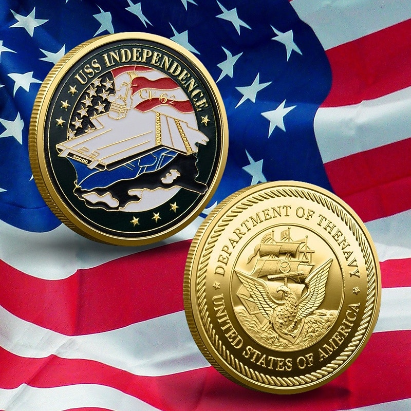 Moneda Conmemorativa del Cuerpo de Marines de EE.UU. – Moneda de Desafío Militar de Arte de Hierro del 250.º Aniversario de los Estados Unidos Medalla Coleccionable de Metal para Marines y Regalos 2026 - $15.99 –P4