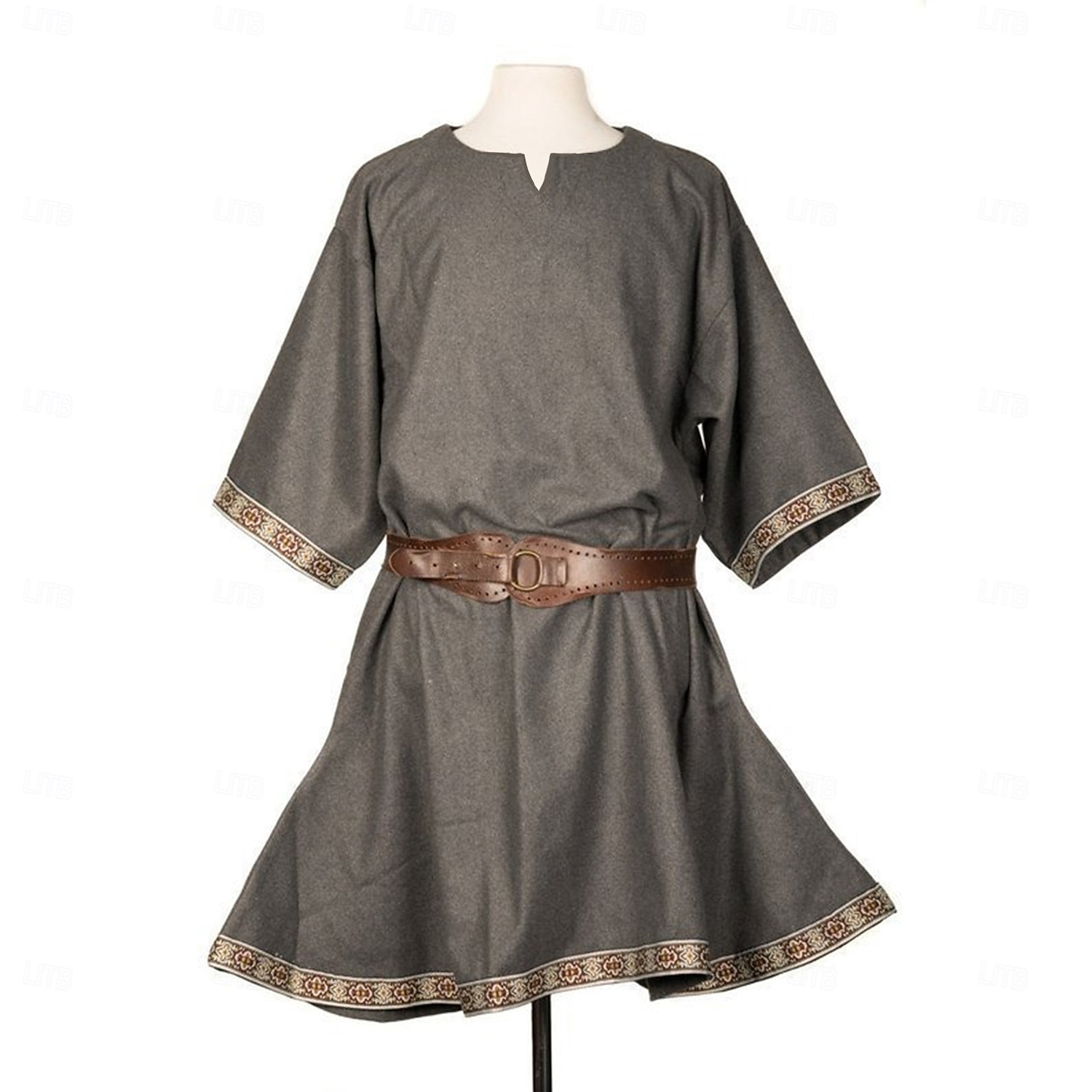 Punk & Gotico Medievale Rinascimento Blusa / Camicia Tunica Guerriero Vichingo Taglie Forti Ranger Elfico Tinta unita Costume Per uomo Vichingo Performance Feste Palcoscenico Adulti Blusa del 2026 a $24.99 –P4