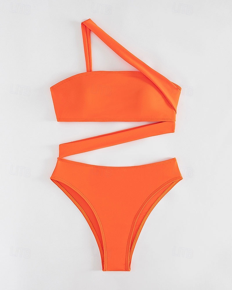 Per donna Costumi da bagno Intero Bikini Shorts Costume da bagno Senza schiena Vacanza Abbigliamento da Spiaggia Tinta unica Senza Spalline Senza Maniche Costumi da bagno del 2026 a $21.99 –P5