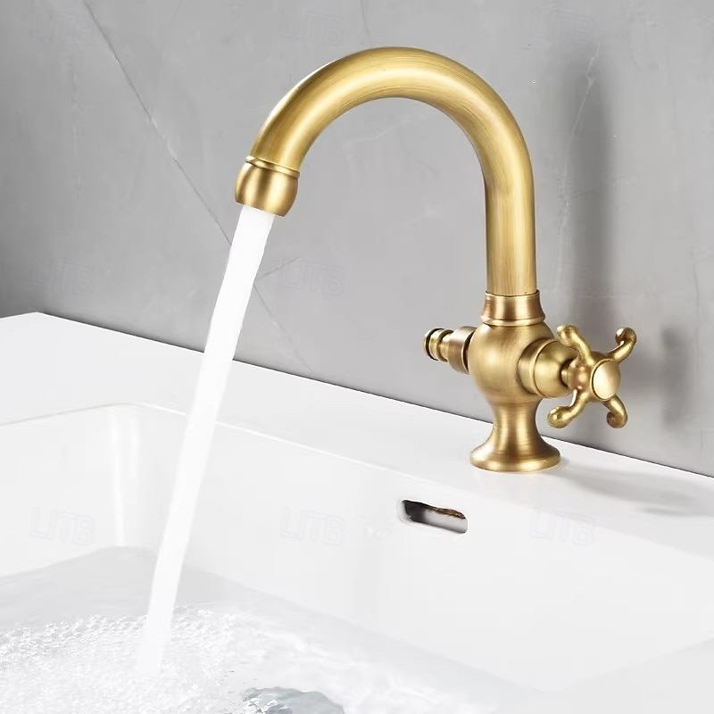 Bathroom Sink Faucet - Rotatable Electroplated Mount Outside Single Handle One HoleBath Taps 2026 - $165.99 –P5