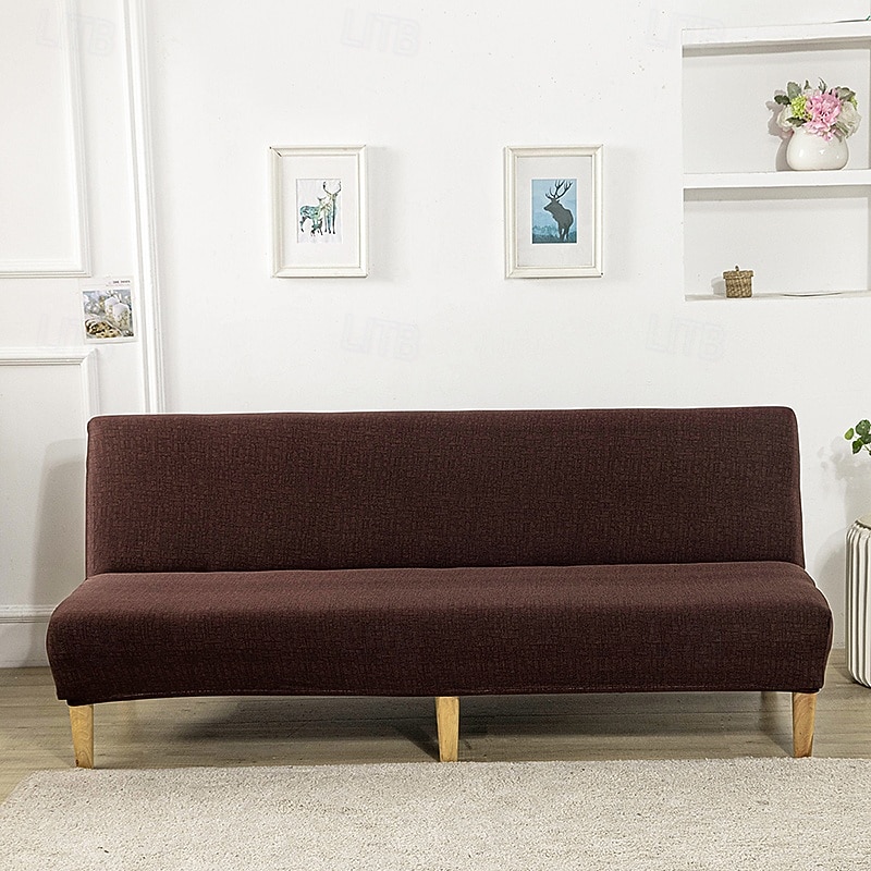 Housse de canapé-lit extensible en tissu imprimé, disponible en 3 tailles différentes, housse de canapé sans accoudoirs, housse de banc élastique, protection décorative pour le Nouvel An, décoration de 2026 ? $30.99 –P12