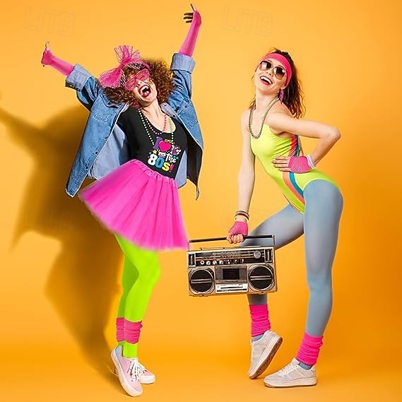 Saia Roupa Japonesa/Curta Discoteca Anos 80 Adulto Mulheres Baile de Máscaras Festas & Noite Parada do Orgulho Mês do Orgulho Vestir-se de 2026 por $60.99 –P5