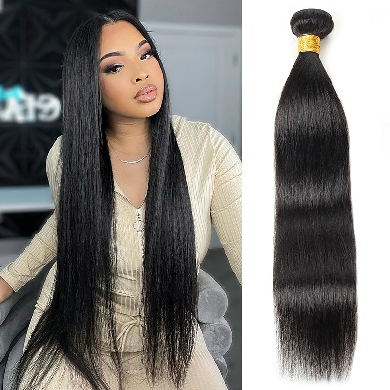 brasilialainen aitohius 1b # luonnonmusta väri suora aitohius 1 nippu 25-36 tuumaa 2026 - $55.99 –P1