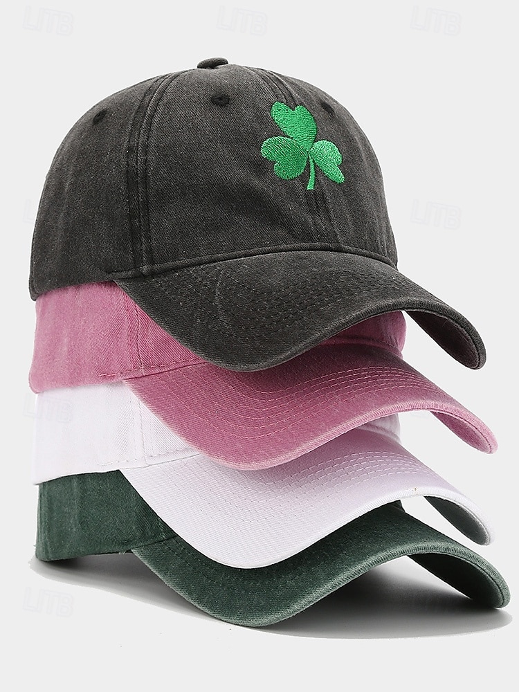 Sombrero de visera de poliéster para hombre con peluca sintética colorida, disponible en varios colores, perfecto para el Día de San Patricio, carnaval y ocasiones festivas. 2026 - $11.99 –P4