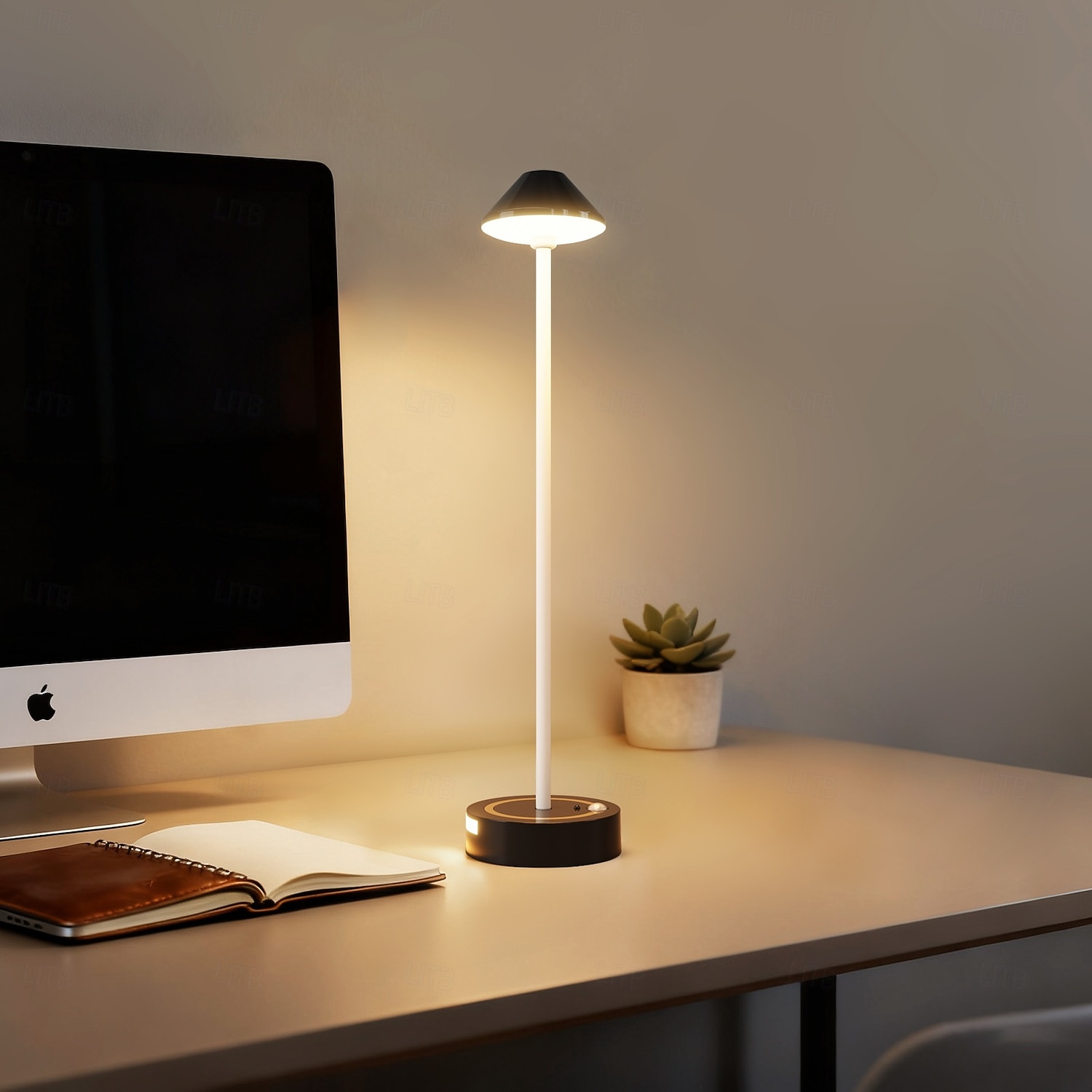 Cordless Table Lamps Rechargeable, Battery Operated LED Desk Lamp Outdoor Waterproof Portable Touch Dimmable Table Night Light for Patio Restaurant Dining Home Black 2026 - $27.99 –P9