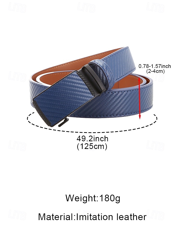 Мужской ремень из искусственной кожи с рисунком под карбон, регулируемый, в нескольких цветовых вариантах, идеально подходит для свадеб и в качестве подарка. 2026 - $14.99 –P9