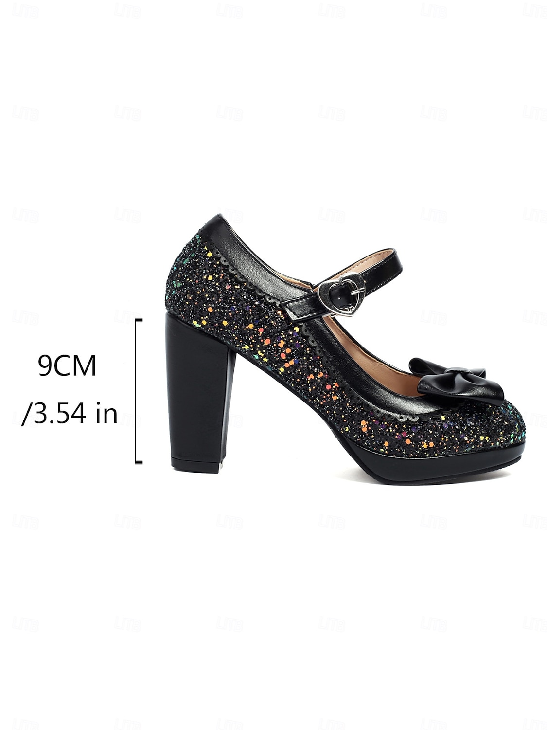 Γυναικείες Σατανάδες Χρυσές Γυαλιστερές Mary Jane με Λεπτομέρεια σε Σχέδιο - Λαμπερές Πλατφόρμες Ρετρό Στυλ Γοητείας Ιδανικές για Καρναβάλι και Εορταστικές Γιορτές 2026 - $59.99 –P7