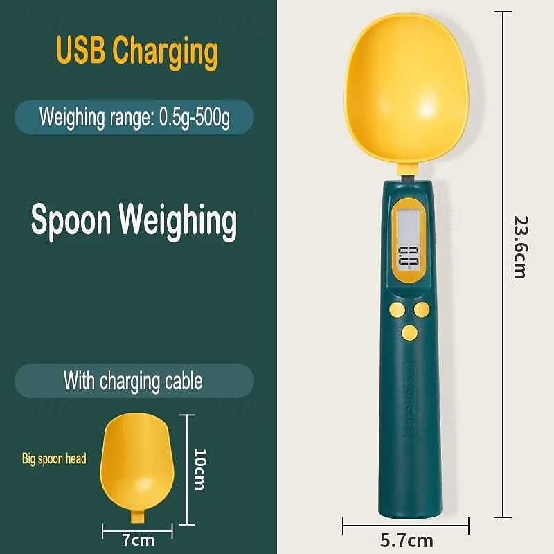 цифровые кухонные весы-ложка — портативные электронные пищевые весы для выпечки, приготовления пищи и точного измерения 2026 - $15.99 –P2