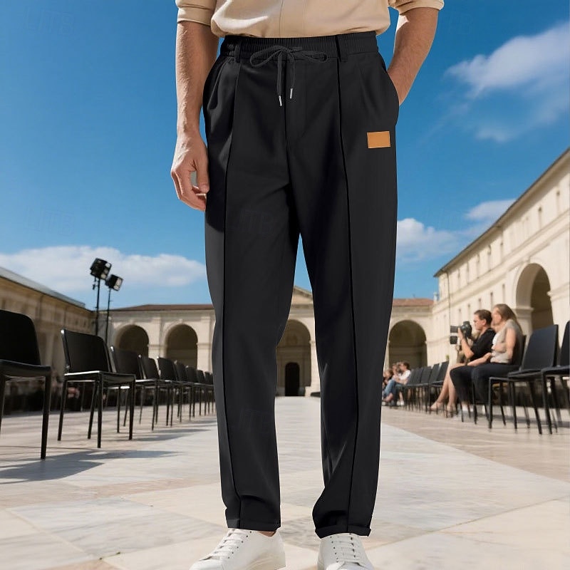 Herren Hose Freizeithose Baggy-Hosen Kordelzug Tasche Elastischer Bund Einfach Komfort Weich Lässig Täglich Outdoor Urlaub Mode Schwarz Armeegrün 2026 - $26.99 –P24