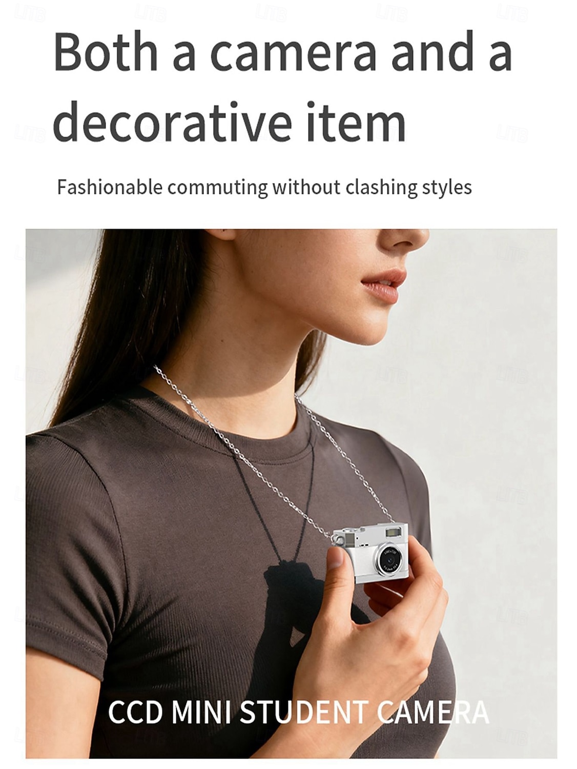New Thumb-Sized Flip Screen Mini Camera Retro Digital Camera Mini with Lanyard 180 Flip Screen Video Mode Multi-Style Beauty Filters Valentine's Day Gift 2026 - $38.99 –P3