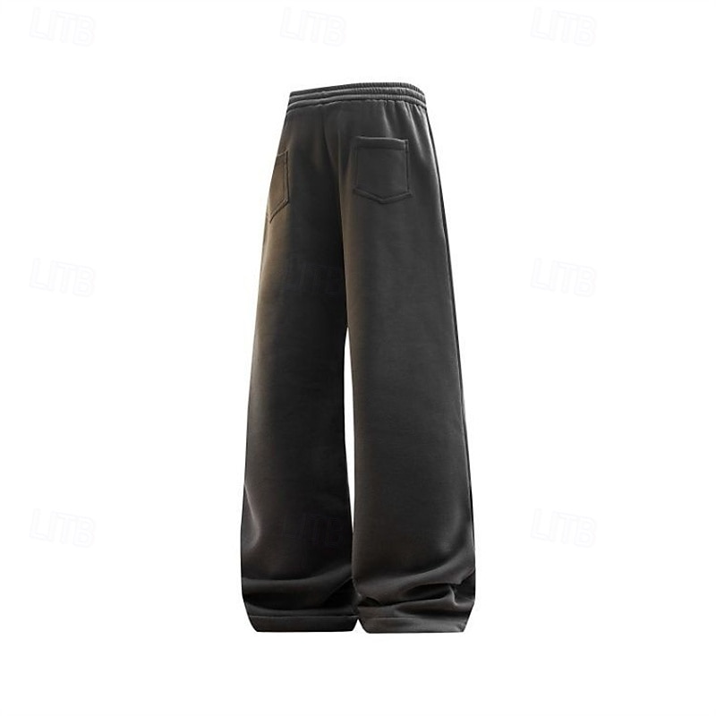 Ανδρικά Αθλητικές Φόρμες Παντελόνι Fleece Παντελόνια Χειμωνιάτικο παντελόνι Φούτερ με ίσιο πόδι Κορδόνι Τσέπη Ελαστική μέση Σκέτο Άνεση Ζεστό Καθημερινά ΕΞΩΤΕΡΙΚΟΥ ΧΩΡΟΥ Αργίες Μοντέρνα Κλασσικό στυλ 2026 - $40.99 –P16