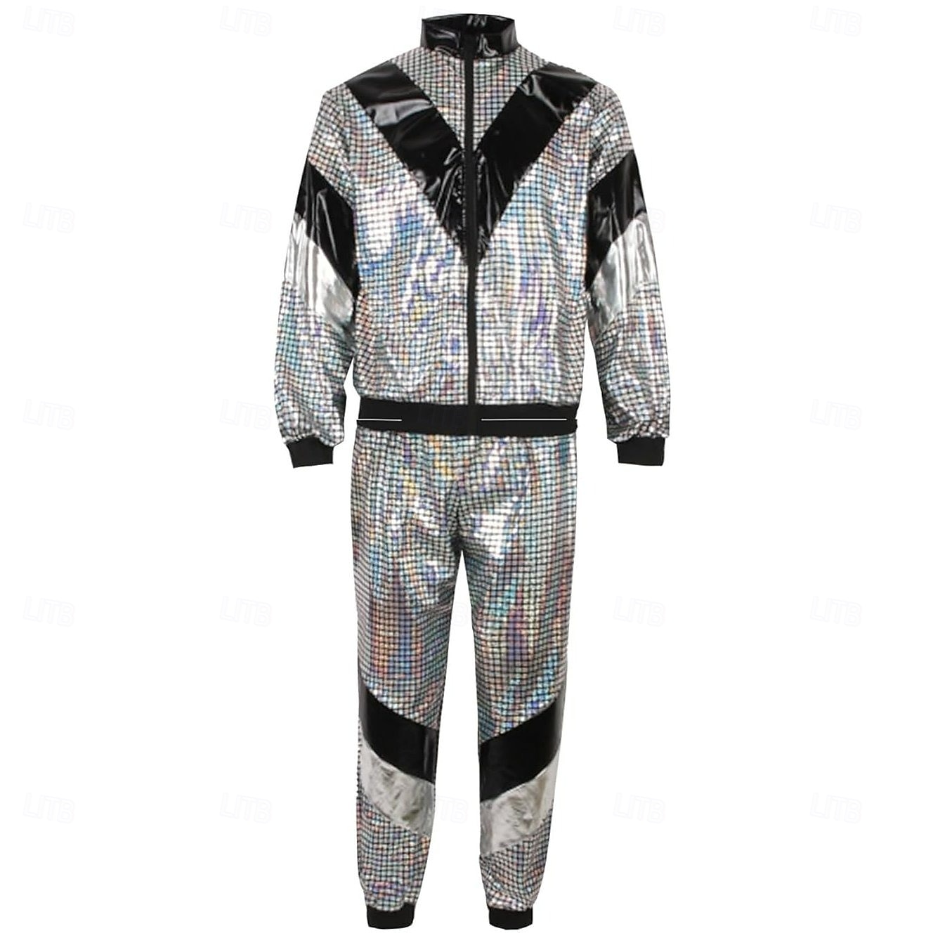 Retro Vintage Hippie Disko Outfits Jacke Shorts Kurze Ärmel Disco Kostüm Herren Damen Karnevalskostüm Maskerade Karneval Alltagstauglich Pride Parade Pride-Monat Erwachsene Oberteil Hose Shorts 2026 - $54.99 –P2