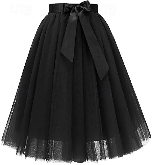 Fantasia fantasia saia de tule Saia Tutu Anos 50 Retro Vintage Anos 80 Multi Camadas Inchado Neon Adulto Mulheres Dia Das Bruxas Carnaval Festa Espetáculo Dança Balé Vestir-se de 2026 por $44.99 –P9