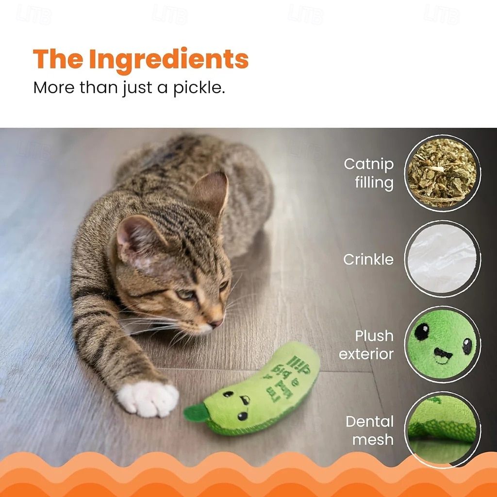 giocattolo dentale per gatti croccante con cetriolo e erba gatta del 2026 a $18.99 –P3