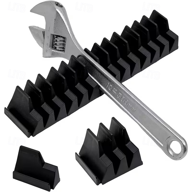 Набор магнитных шестигранных ключей — профессиональный модульный ящик для инструментов, прочный полипропиленовый материал, вертикальный органайзер для инструментов с 23 отделениями, черно-красный, 2026 - $16.99 –P1