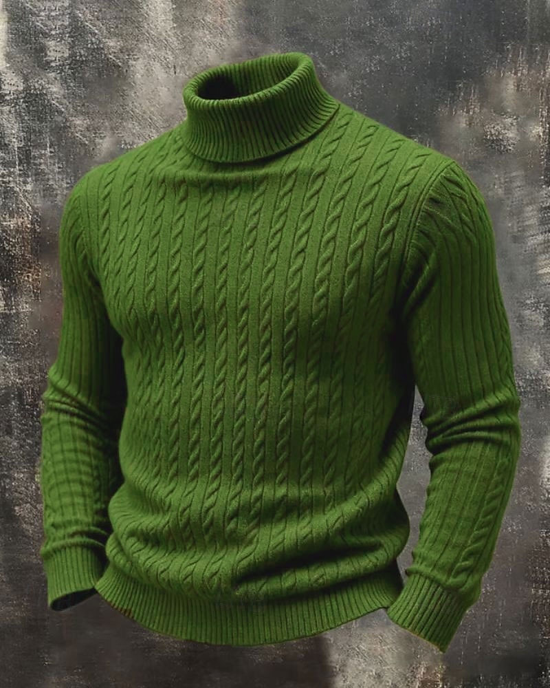 Homme Pull Pull Tricoté Côtelé Tricoter Hauts Réguliers Tricoté Couleur Unie Col roulé Mode Streetwear Occasionnel Tenue quotidienne Vêtement Tenue Automne Hiver Noir Blanche S M L de 2026 ? $22.99 –P10