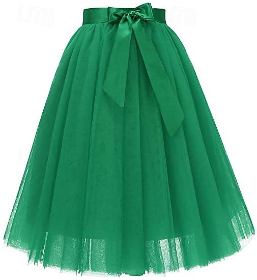 Fantasia fantasia saia de tule Saia Tutu Anos 50 Retro Vintage Anos 80 Multi Camadas Inchado Neon Adulto Mulheres Dia Das Bruxas Carnaval Festa Espetáculo Dança Balé Vestir-se de 2026 por $44.99 –P12