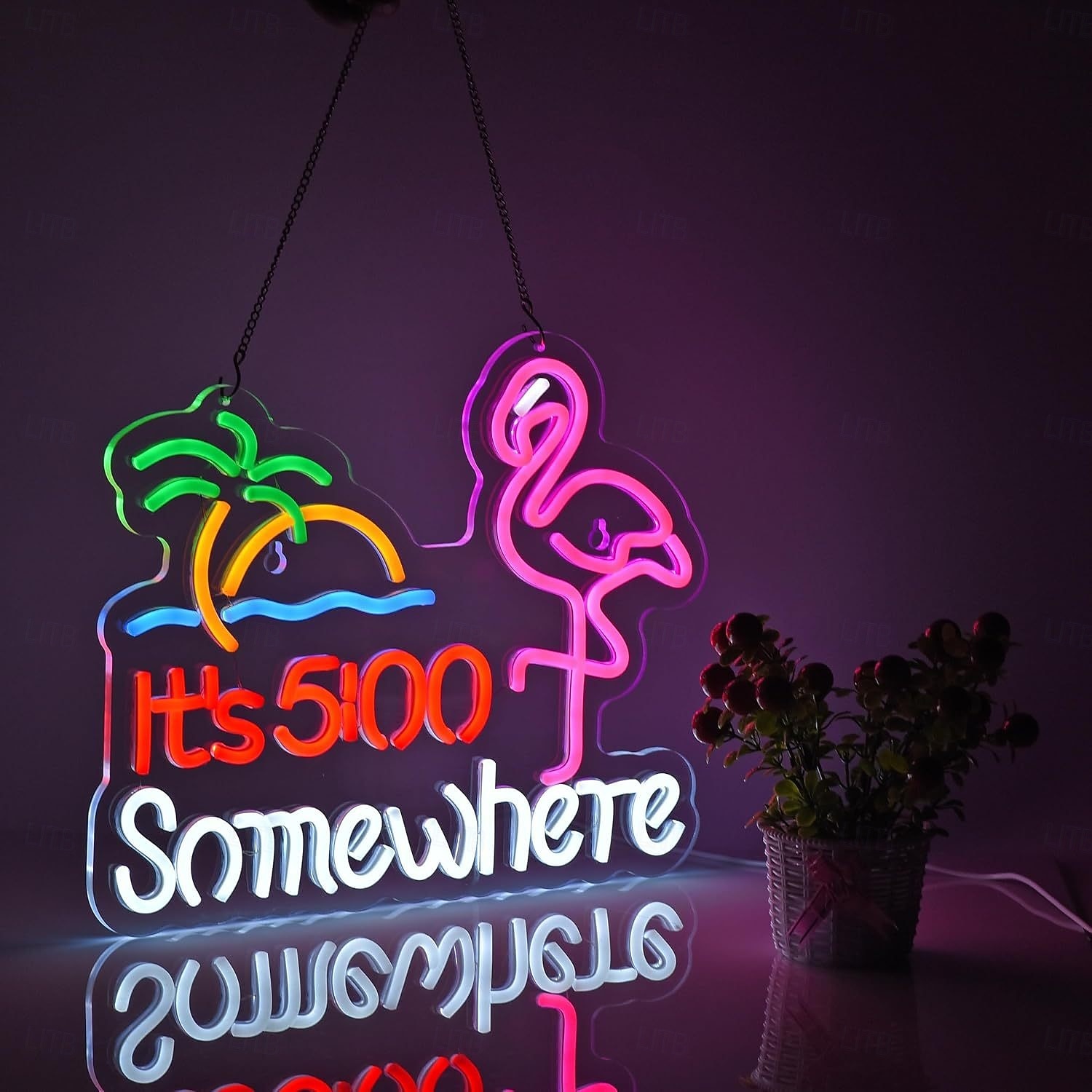 bar papegaai kokosboom cocktail led neon lichtreclame dimbaar usb voeding voor wanddecoratie hawaï zwembad tiki bar feest binnen slaapkamer woonkamer eetkamer mancave decoratie cadeau 2026 - $35.99 –P7