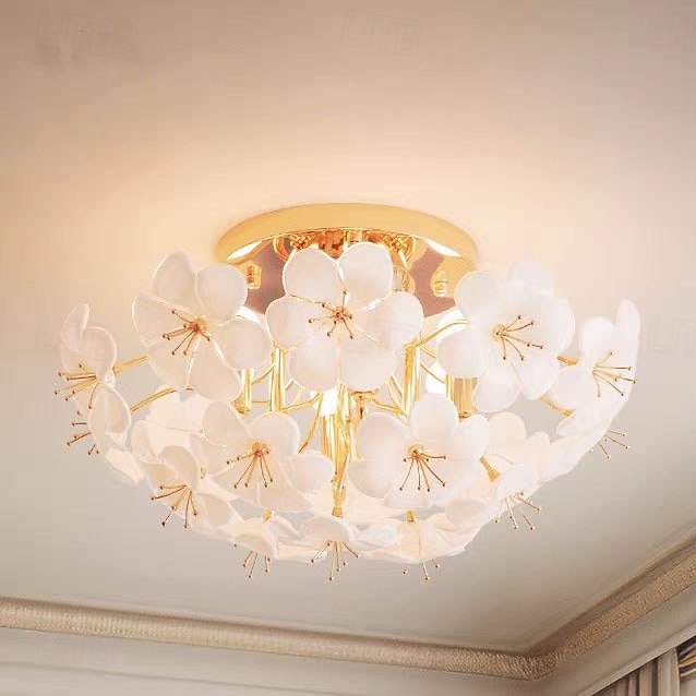 4 luci 6 luci 45 cm Design a isola Luci da Soffitto Metallo Vetro Galvanizzato Contemporaneo 110-120V 220-240V del 2026 a $606.95 –P4