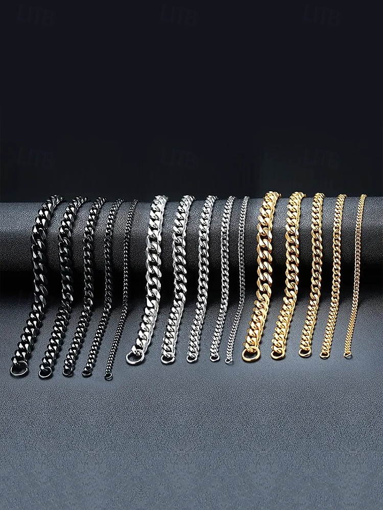 Pánský náramek z nerezové oceli – různé velikosti a barvy, stylový a odolný pro každodenní nošení 2026 - $7.99 –P4