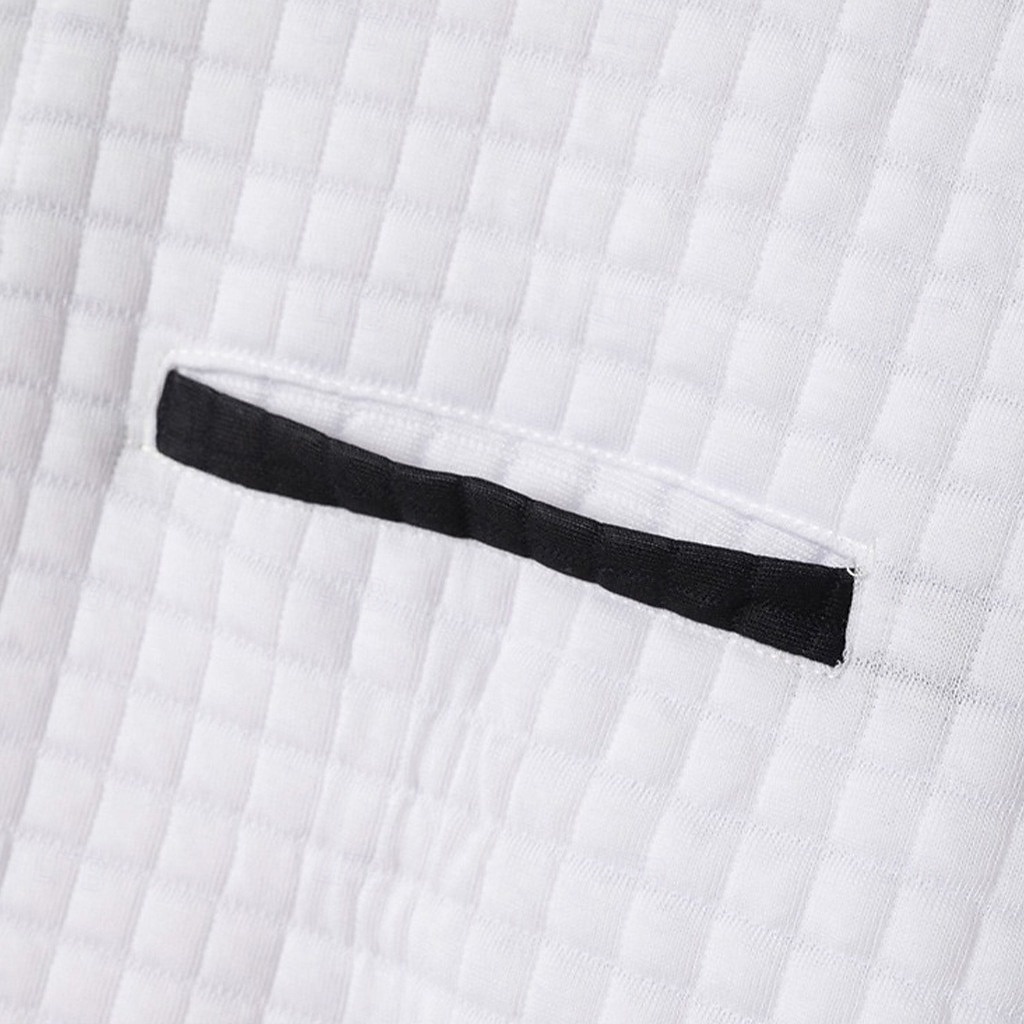 Per uomo Magliette Polo a Nido d'Ape Testurizzato Casuale Sport & Outdoor Con cerniera Zip a un quarto Manica Lunga Moda Moderno Con zip Tasca Primavera Autunno Primavera & Autunno Vestibilit del 2026 a $20.99 –P11