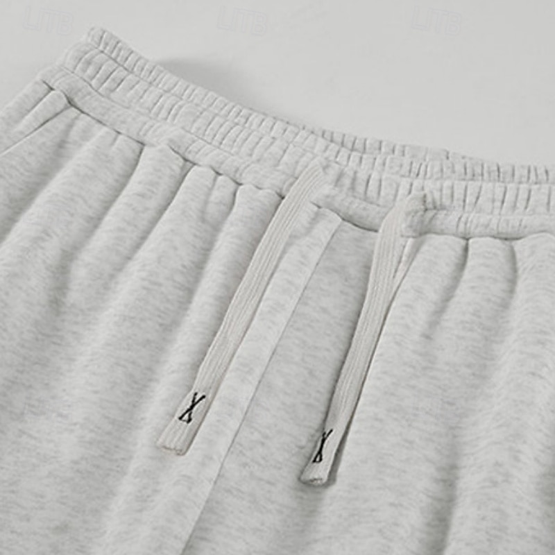 Ανδρικά Αθλητικές Φόρμες Παντελόνι Fleece Παντελόνια Χειμωνιάτικο παντελόνι Φούτερ με ίσιο πόδι Κορδόνι Τσέπη Ελαστική μέση Σκέτο Άνεση Ζεστό Καθημερινά ΕΞΩΤΕΡΙΚΟΥ ΧΩΡΟΥ Αργίες Μοντέρνα Κλασσικό στυλ 2026 - $40.99 –P5