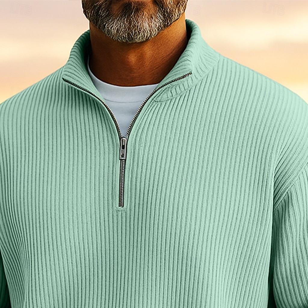 Ανδρικά Κοτλέ πουκάμισο Με Υφή Causal Διακοπές Τρίμηνο φερμουάρ Μακρυμάνικο Μοντέρνα Βασικό Συμπαγές Χρώμα Με Υφή Φερμουάρ Ζεστό Φθινόπωρο Άνοιξη & Χειμώνας Φθινόπωρο & Χειμώνας Κανονικό 2026 - $25.99 –P2