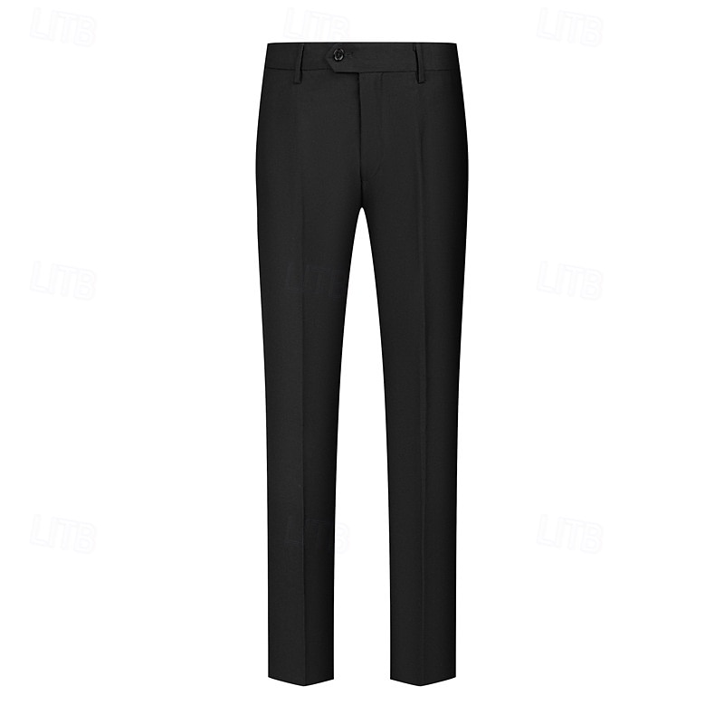 Pour des hommes Smoking Costumes de fête Bal de promo mariage d'hiver Noir Blanche Printemps, Automne, Hiver, Été Costume / Tailleur Col châle Mode Fête Couleur Unie Coupe Slim 2 pièces Croisé 2 de 2026 ? $159.99 –P12