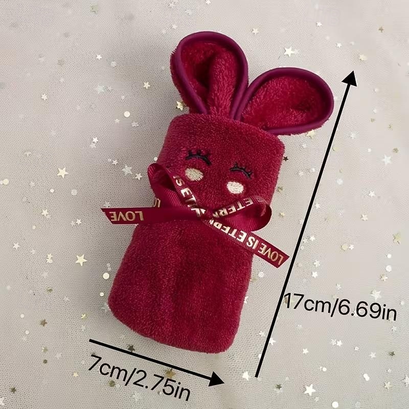 4-delat presentset med påskhare och handdukar - - mjukt pastellrosa/beige/vita/lila kaniner med hjärtformade öron &ögonlock perfekta för duschar, bröllop, födelsedagar, bad (moderna handdukar med 2026 - $13.99 –P3