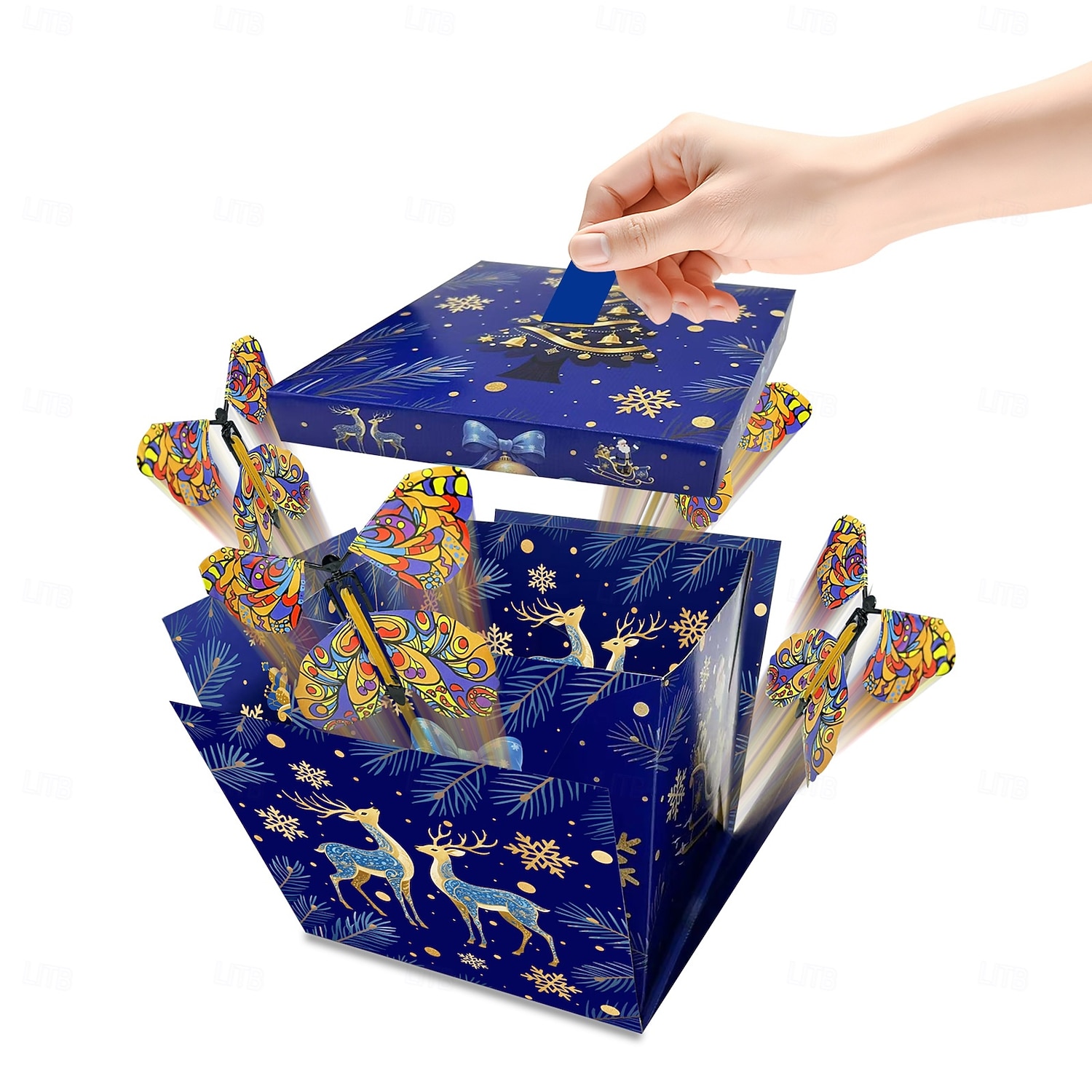 Butterfly Explosion Gift Box, Flying Butterfly Surprise Box for Birthday, Wedding, Anniversaries, Christmas 2026 - $13.99 –P4