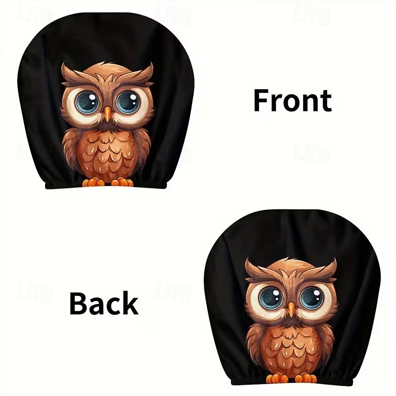 2 יחידות כיסויי משענות ראש לרכב עם הדפסה מצוירת של חיות חמודות, ללא מילוי, אביזרי פנים לרכב, כיסויי משענות ראש אוניברסליים לרכב, קישוטי פנים לרכב, מתאים לשימוש בכל מזג אוויר ללא מילוי 2026 - $8.99 –P23