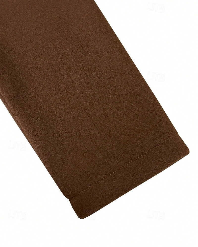 Miesten Talvitakki Fleecetakki Päällystakki Pitkä trenssitakki Trenssitakki Päivittäin ulko- Syksy Talvi Polyester Pidä lämpimänä Päällysvaatteet Vaatetus Klassinen Vapaa-aika Tavallinen Tasku 2026 - $54.99 –P12