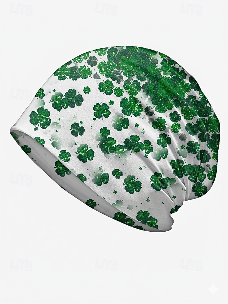 berretto da donna per il giorno di San Patrizio, misto cotone e poliestere, vari modelli con trifogli e grafiche festive, perfetto per le feste e per l'uso quotidiano del 2026 a $11.99 –P8