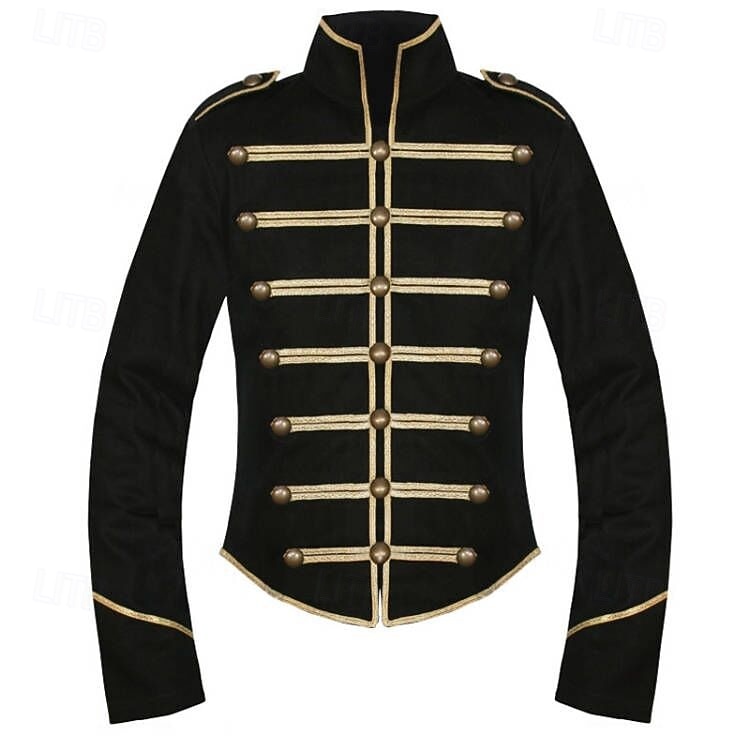 Retrò Vintage Rococò Cappotto Mascherata Giacca da circo Lunghe Principe Aristocratico Costume Per uomo Carnevale Mascherata Evento / Festa Adulti Cappotto Autunno & Inverno del 2026 a $54.99 –P1
