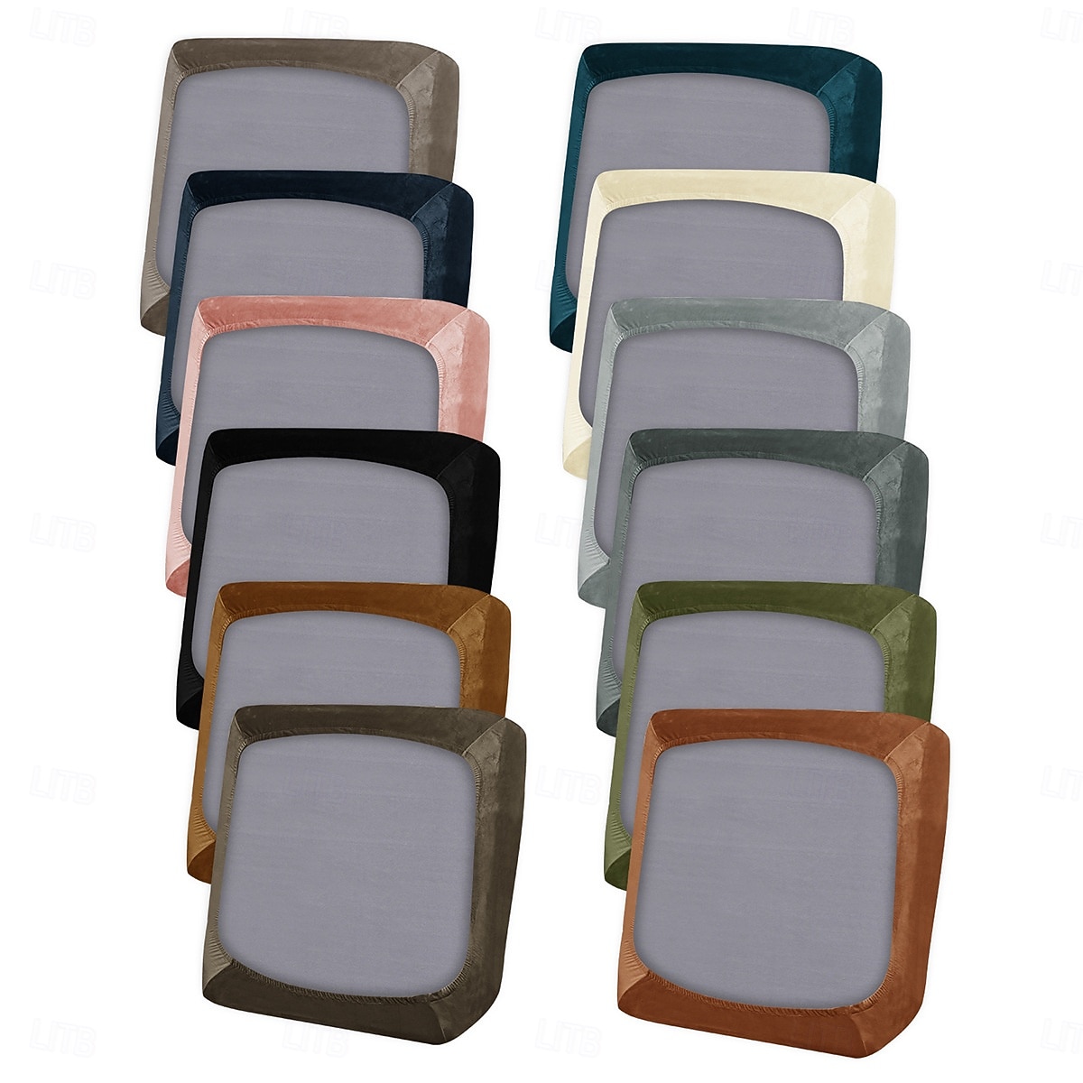 1/2/3 housses de coussin de canapé en velours argenté élastique uni, style européen, douces et résistantes, idéales pour la décoration et la protection de votre intérieur. de 2026 ? $10.49 –P1