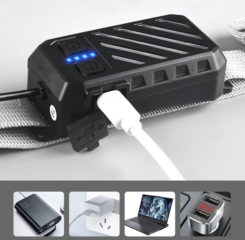 COB Belt Light Breathable LED Waist Bag Light with 5 Modes Red Back Light for Night Hiking Running Camping Fishing Mining Industrial Operation 2026 - $44.99 –P3