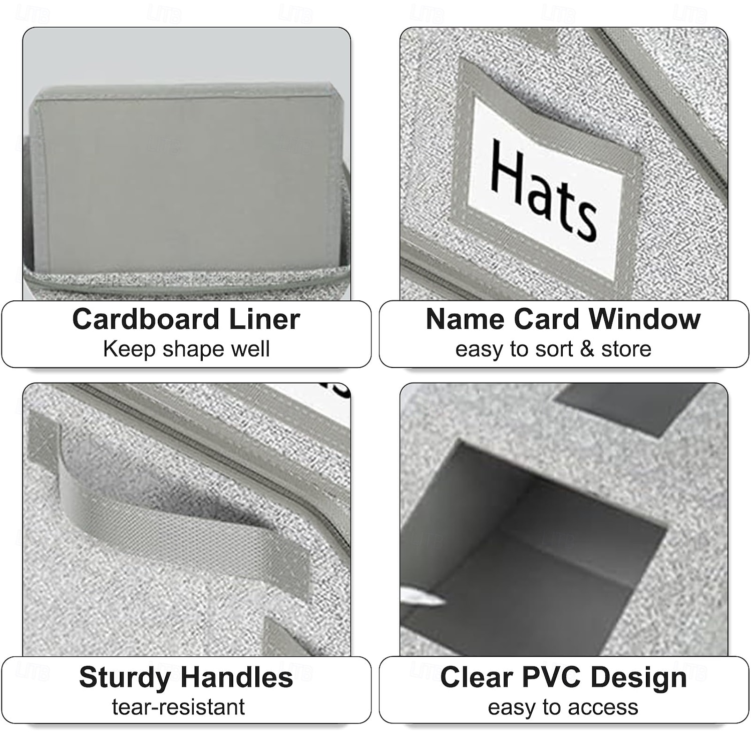 1/2-częściowy worek do przechowywania, wielofunkcyjny organizer na czapki - pojemny, składany uchwyt na czapki baseballowe do użytku domowego 2026 - $23.99 –P4