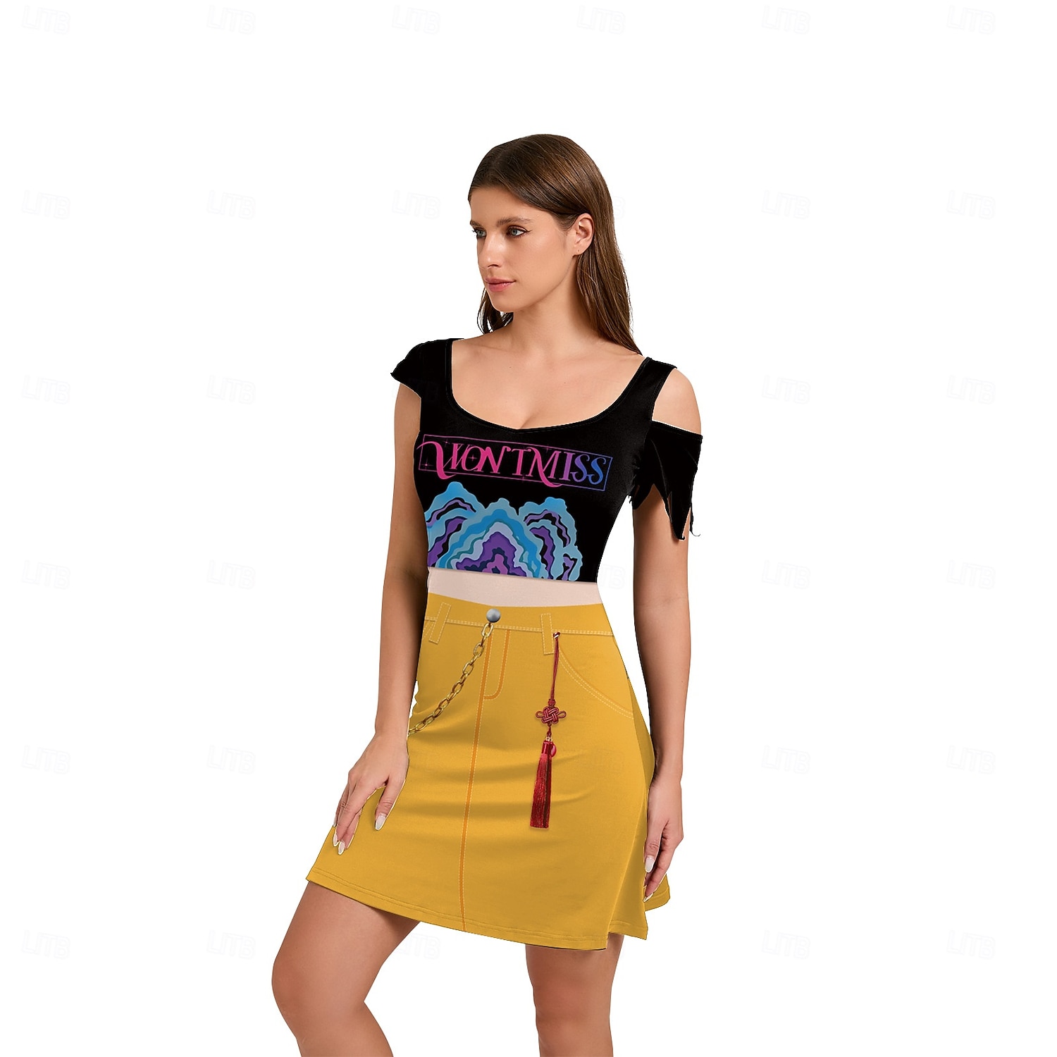 Inspirado em ídolos coreanos Estrela pop Ocasiões Especiais Fantasia fantasia Fantasia de Carnaval Ídolo Virtual for Mulheres Adulto Dia Das Bruxas Carnaval Espetáculo Comic Con Anime Expo de 2026 por $29.99 –P13