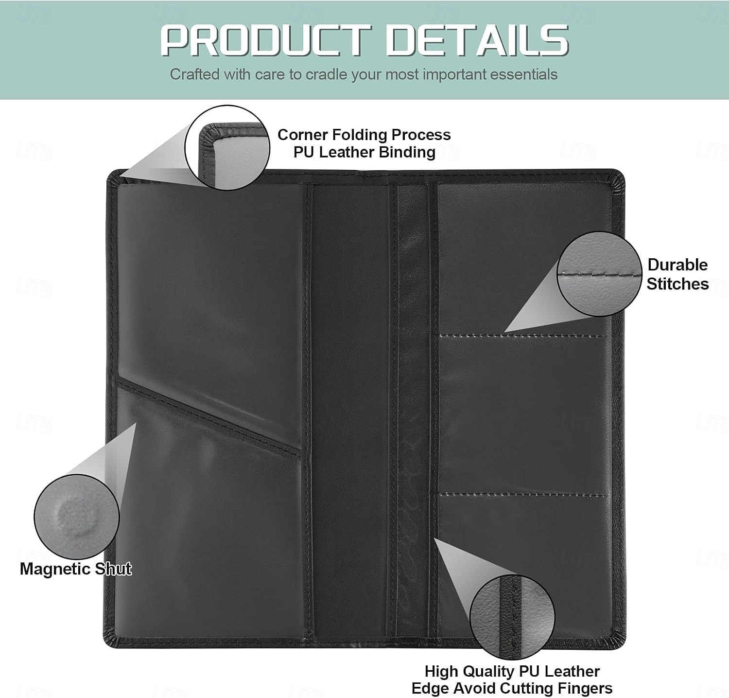 Car Registration & Insurance Card Holder, Customizable American Driver's License Case, Auto Document Organizer, Passport Holder, Coin and Card Wallet for Vehicles 2026 - $16.99 –P5