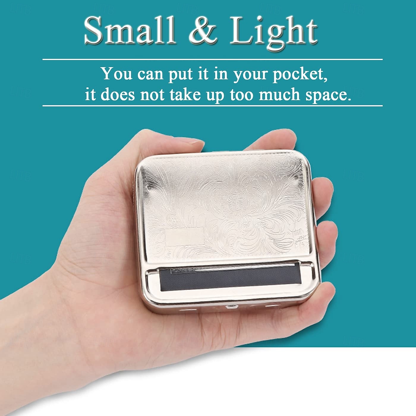 Автоматическая коробка для скручивания сигарет, регулируемая, полуавтоматическая, металлическая, компактная, персонализированная коробка для скручивания табака, для стандартной бумаги 2026 - $15.99 –P2